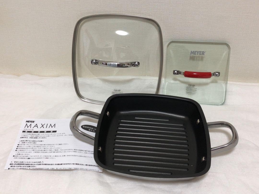 MEYER 　マイヤー　スクエアグリルパン　両手鍋　フライパン MEYER/マイヤー スクエアグリルパン 通販 - ディノス